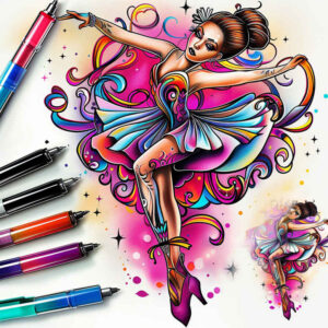 dance tattoo design ideas mini geometry artistic for wrist