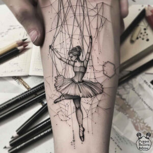 dance tattoo design ideas dotwork delicate lines embodying resilience