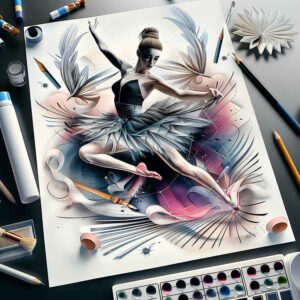 dance tattoo design ideas sparse elegant symbolising strength