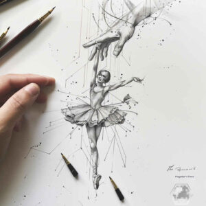 dance tattoo design ideas minimal texture expressive represents strength