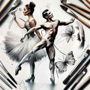 dance tattoo design ideas pinprick fluid motion stands for resilience