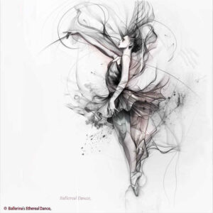 dance tattoo design ideas pure shape lightness for lower thigh