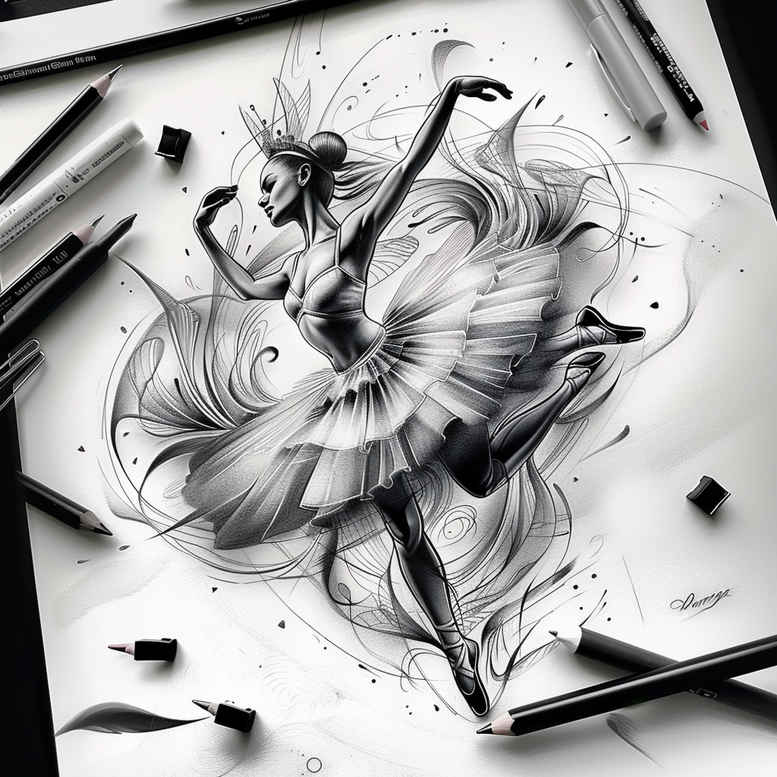 dance tattoo design ideas tiny tattoo motion lines for outer arm