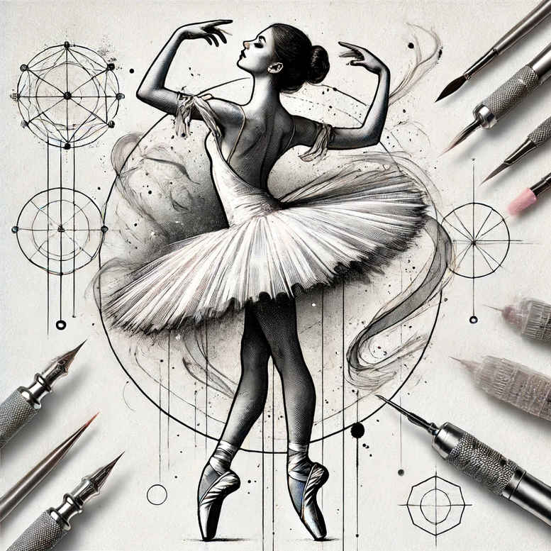dance tattoo design ideas discreet mark movement represents endurance