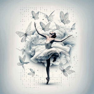 dance tattoo design ideas no fill performance for lower chest
