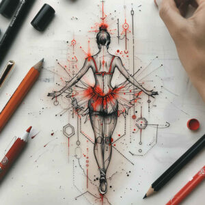 dance tattoo design ideas nonintrusive rhythm represents strength