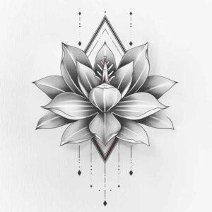 clean-background – tattoo design ideas free ai generated – minimalist – for-wrist-side – Gallery: delicate-flowers-inkby-ai