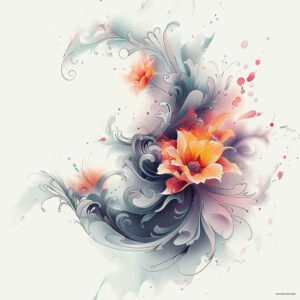 delicate-ink – tattoo design ideas free ai generated – pure-shape – for-toe – Gallery: delicate-flowers-inkby-ai