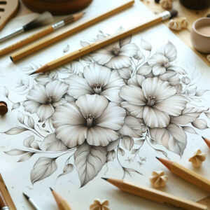 delicate-line – tattoo design ideas free ai generated – fine-line – for-toe – Gallery: delicate-flowers-inkby-ai