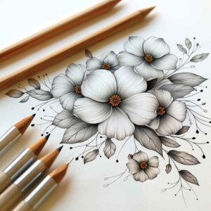 delicate-line – tattoo design ideas free ai generated – tiny-motif – for-back-of-neck – Gallery: delicate-flowers-inkby-ai
