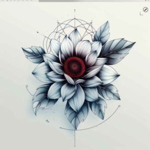 delicate-shadow – tattoo design ideas free ai generated – unadorned – for-inner-arm – Gallery: delicate-flowers-inkby-ai