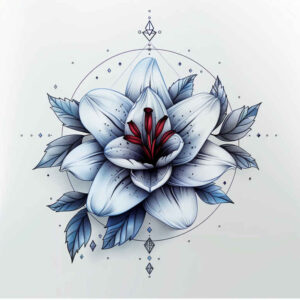 delicate-tattoo – tattoo design ideas free ai generated – gentle-angle – for-spine – Gallery: delicate-flowers-inkby-ai