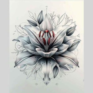 delicate-tattoo – tattoo design ideas free ai generated – micro-tattoo – for-elbow – Gallery: delicate-flowers-inkby-ai