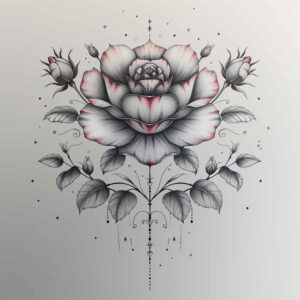 ethereal-form – tattoo design ideas free ai generated – small-detail – for-foot – Gallery: delicate-flowers-inkby-ai