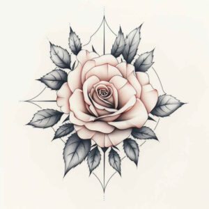 ethereal-tattoo – tattoo design ideas free ai generated – no-background – for-ribs – Gallery: delicate-flowers-inkby-ai