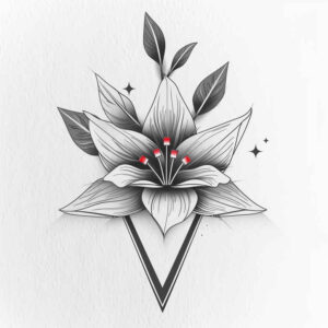 fine-line – tattoo design ideas free ai generated – simple-form – for-side – Gallery: delicate-flowers-inkby-ai