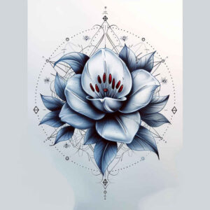 floral-accents – tattoo design ideas free ai generated – micro-symbol – for-forearm – Gallery: delicate-flowers-inkby-ai