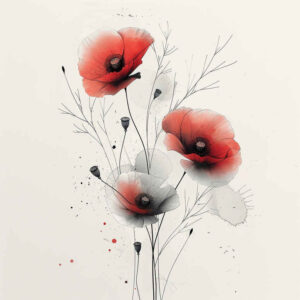 floral-elegance – tattoo design ideas free ai generated – discreet-ink – for-knee – Gallery: delicate-flowers-inkby-ai