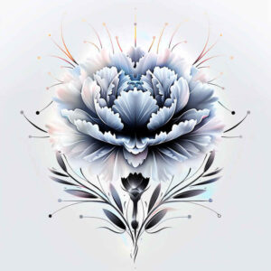 light-pattern – tattoo design ideas free ai generated – minimalist – for-wrist-side – Gallery: delicate-flowers-inkby-ai