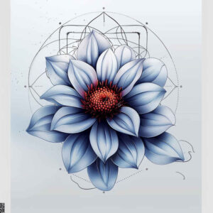 light-pattern – tattoo design ideas free ai generated – slender – for-forearm – Gallery: delicate-flowers-inkby-ai