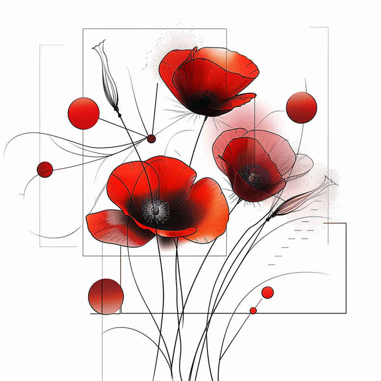 minimalist-shading – tattoo design ideas free ai generated – clean-shape – for-side-torso – Gallery: delicate-flowers-inkby-ai
