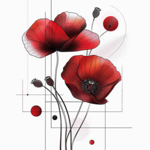 nature-tattoo – tattoo design ideas free ai generated – clean-stroke – for-temple – Gallery: delicate-flowers-inkby-ai