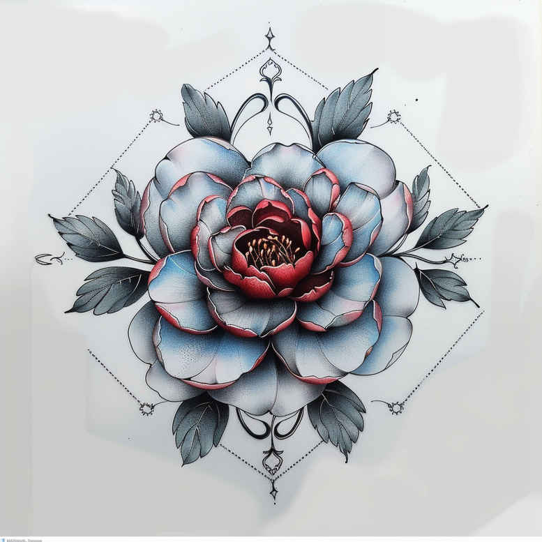 organic-line – tattoo design ideas free ai generated – discreet – for-biceps – Gallery: delicate-flowers-inkby-ai