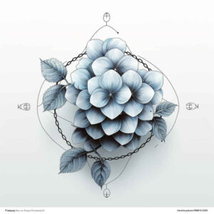 organic-shape – tattoo design ideas free ai generated – clear-edge – for-wrist – Gallery: delicate-flowers-inkby-ai