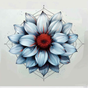 soft-composition – tattoo design ideas free ai generated – concise – for-foot – Gallery: delicate-flowers-inkby-ai