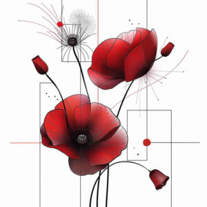soft-composition – tattoo design ideas free ai generated – symbolic – for-ribs – Gallery: delicate-flowers-inkby-ai