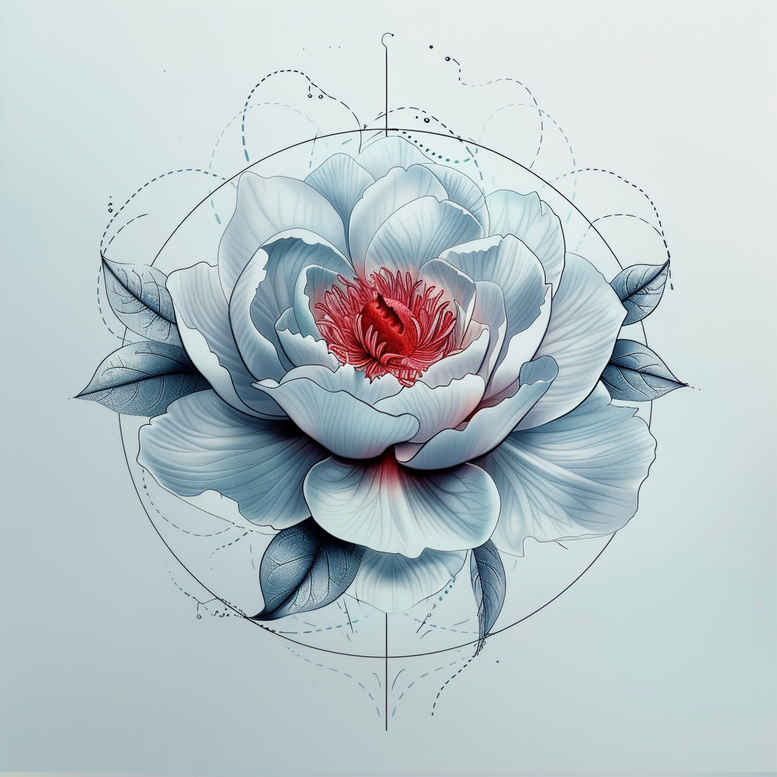 soft-shading – tattoo design ideas free ai generated – micro-tattoo – for-side – Gallery: delicate-flowers-inkby-ai