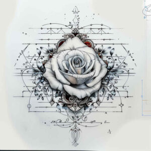 soft-shading – tattoo design ideas free ai generated – simple-icon – for-palm – Gallery: delicate-flowers-inkby-ai
