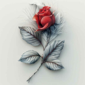 soft-shading – tattoo design ideas free ai generated – soft-curve – for-inner-arm – Gallery: delicate-flowers-inkby-ai