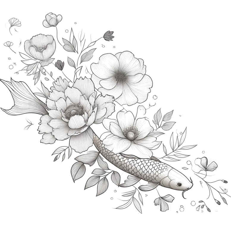 soft-texture – tattoo design ideas free ai generated – elemental – for-heel – Gallery: delicate-flowers-inkby-ai