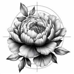 soft-transitions – tattoo design ideas free ai generated – clear-cut – for-calf – Gallery: delicate-flowers-inkby-ai