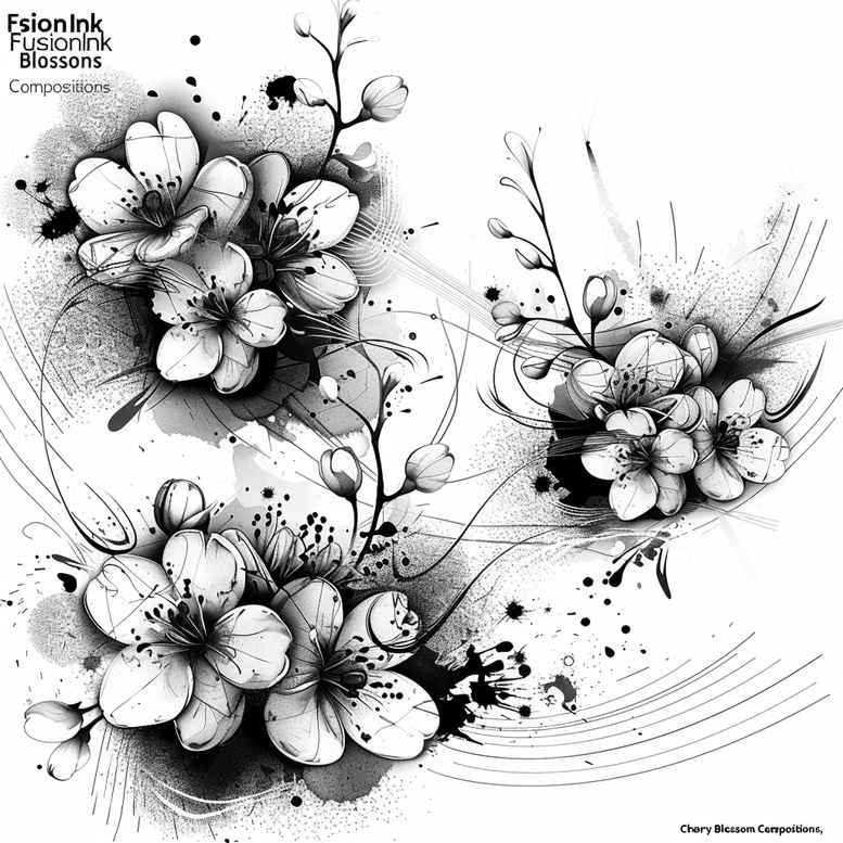 subtle-detail – tattoo design ideas free ai generated – delicate – for-shin – Gallery: delicate-flowers-inkby-ai