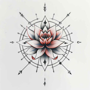 subtle-detail – tattoo design ideas free ai generated – pure-motif – for-shoulder – Gallery: delicate-flowers-inkby-ai