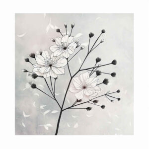 subtle-form – tattoo design ideas free ai generated – short-stroke – for-abdomen – Gallery: delicate-flowers-inkby-ai