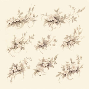 subtle-tattoo – tattoo design ideas free ai generated – gentle-angle – for-fingers – Gallery: delicate-flowers-inkby-ai