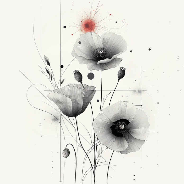 delicate-flowers tattoo design ideas discreet mark artistic shading represents determination