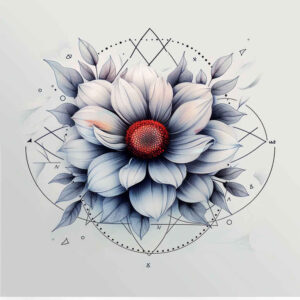 delicate-flowers tattoo design ideas monochrome delicate layering endurance and power