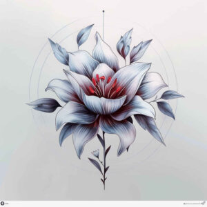 delicate-flowers tattoo design ideas nonintrusive delicate stems meaning perseverance