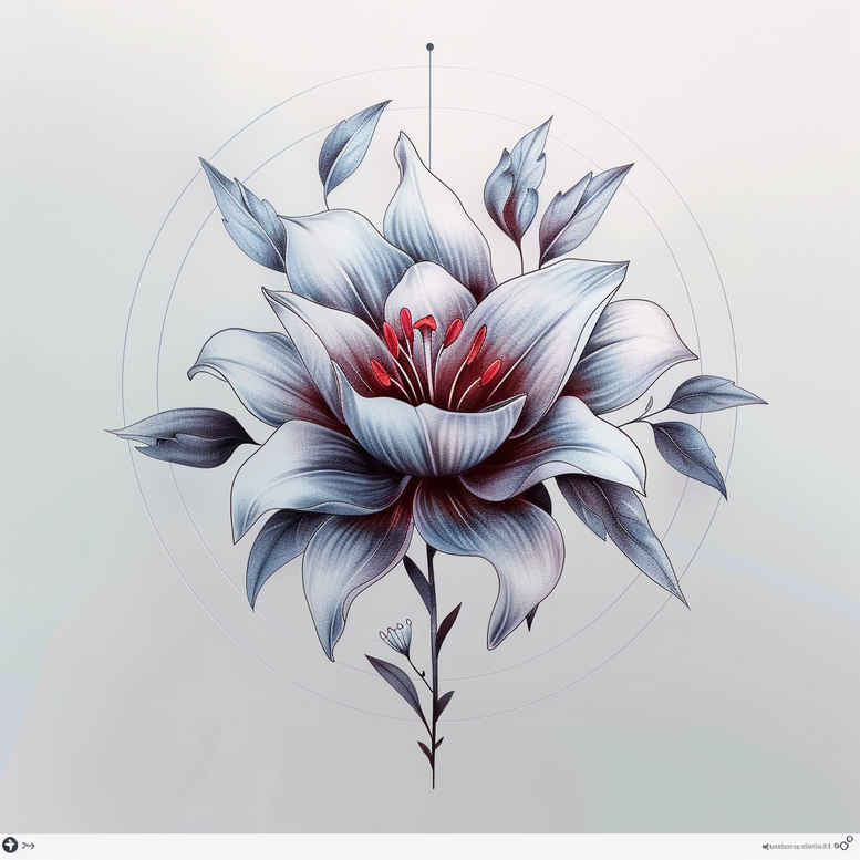 delicate-flowers tattoo design ideas nonintrusive delicate stems meaning perseverance
