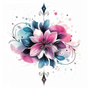 delicate-flowers tattoo design ideas subtle delicate stems represents strength