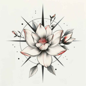 delicate-flowers tattoo design ideas micro tattoo delicate stems symbol of resilience