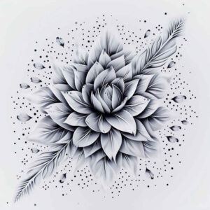 delicate-flowers tattoo design ideas symbolic detailed veins for toe