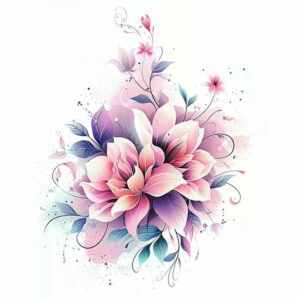 delicate-flowers tattoo design ideas gentle angle elegant symbolising courage