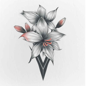 delicate-flowers tattoo design ideas basic fine detail for neck