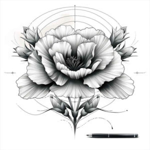 delicate-flowers tattoo design ideas tiny tattoo fine detail for temple