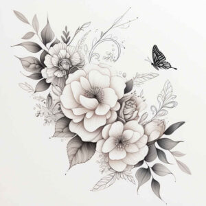 delicate-flowers tattoo design ideas simple form fine detail for wrist